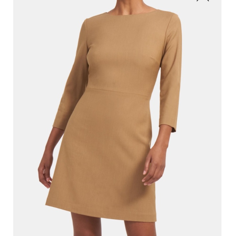 Theory Kamillina Dress, Camel